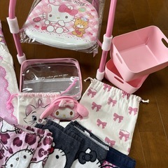 ハンドタオル　豆いす　膝掛け　収納ケース　まとめて♡の画像