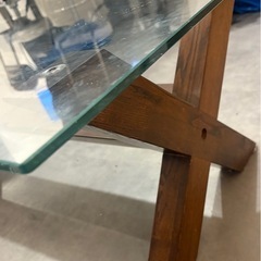 ガラステーブル　ローテーブルの画像
