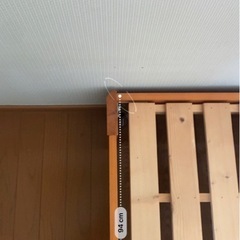 シングルベッド　クッション付きの画像