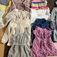 女の子服一式１１０から１３０の画像