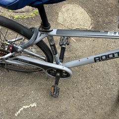 自転車 700C（約28インチ）クロスバイク風 カゴ付き 通勤・通学の画像