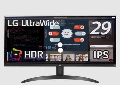 出品保留中　LG モニター ディスプレイ 29WP500-B 29インチ