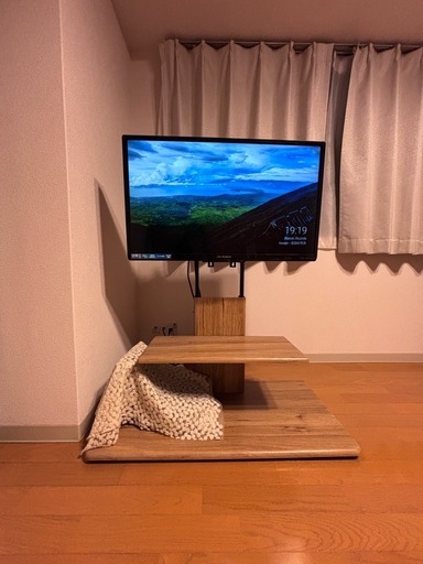 【テレビ＋スタンドセット】32型液晶テレビ DX BROADTEC リモコン付き