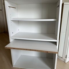 ホワイト　カラーボックスの画像