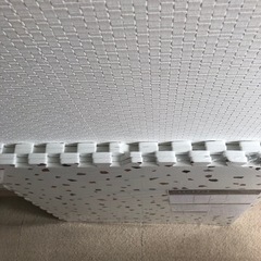 ジョイントマット 大判 テラゾー柄 ホワイトの画像