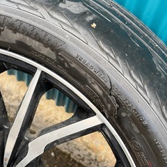 Weds LEONIS TE 17インチ アルミホイール タイヤ付4本セット  の画像