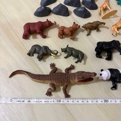 動物フィギュアセットの画像