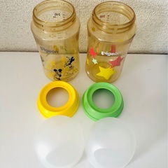 Pigeon 母乳実感 哺乳瓶 ミッキー 星柄 240ml 2個セットの画像