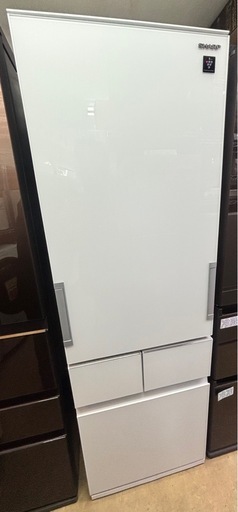 SHARP 冷蔵庫 プラズマクラスター どっちでもドア 415L SJ-GT42E-W