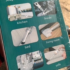 ワイヤレス掃除機 本体 緑　スティククリーナー　スティク掃除機　新品の画像