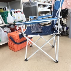 【ドリーム池田】◎ジモティ割7%◎South Field/サウスフィールド「折りたたみ式チェア」ブルー【48544】の画像