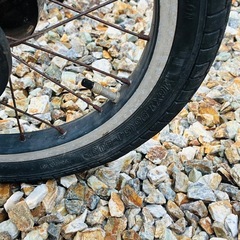 【格安】子ども用自転車 16インチ　ジャンク　パンクの画像