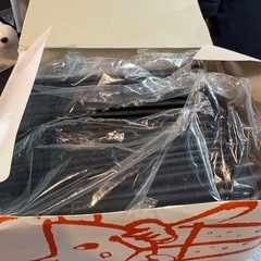 大量のかき氷ストローの画像