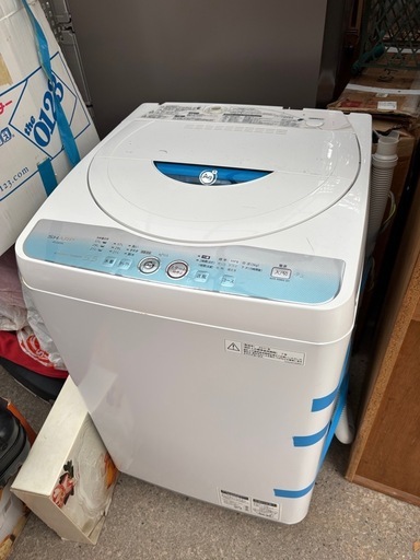 お譲りします】縦型洗濯機5.5kgシャープES-GE55L-A (Haru) 北九州の 