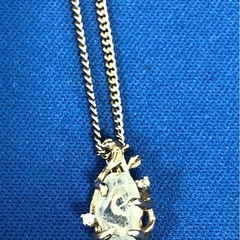ジモティ割引有★【ジャングルジャングル岸和田店】シルバー ネックレス アクアマリン　南大阪 岸和田市 貝塚市 泉佐野市 和泉市 忠岡町 熊取町の画像
