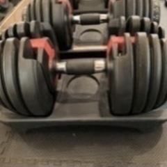 可変式ダンベル 24kg×2個 ＆ インクラインベンチ セットの画像