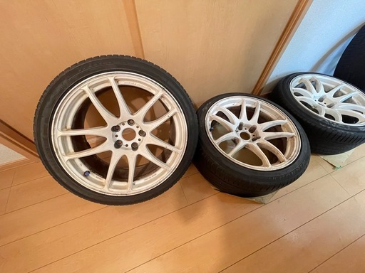 WorkエモーションCR Kiwami 18エンチホイル＆タイヤセット ４本