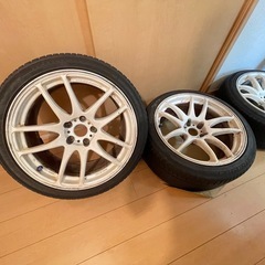 WorkエモーションCR Kiwami 18エンチホイル＆タイヤセット ４本の画像