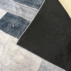 HAOCOO 洗えるラグ 120x160cm グレー 定価4990円    カーペット 本日31来れる方。の画像