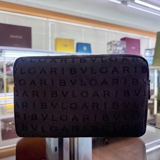 ☆ドリーム荒牧店☆BVLGARI ブルガリ ロゴマニア コスメポーチ　
