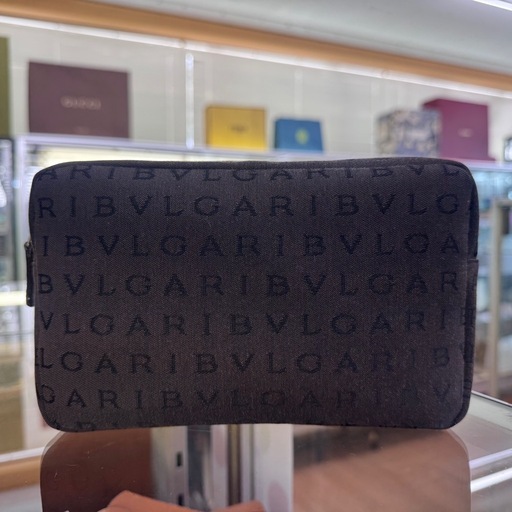 ☆ドリーム荒牧店☆BVLGARI ブルガリ ロゴマニア コスメポーチ　