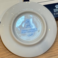 B8046【ロイヤルコペンハーゲン】ミニイヤープレート 2001年 バンドホルムの古い列車の画像