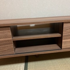 テレビ台   木製  収納つきの画像