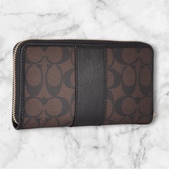 【新品•未使用】COACH 長財布　ラウンドファスナー　コーチの画像