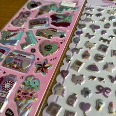 【決まりました】差し上げます！【新品未使用】立体シールの画像