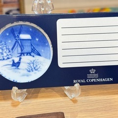 2B8046【ロイヤルコペンハーゲン】ミニイヤープレート 2004年 スタビーの古い風車小屋の画像
