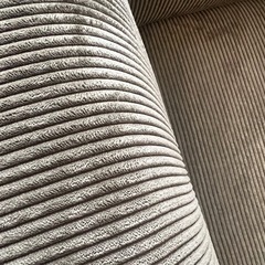 2人掛けソファ＊オットマン付き＊コーデュロイの画像