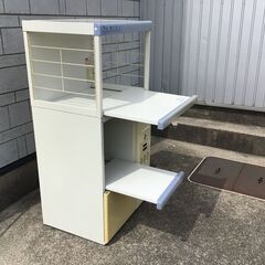 451 エムケー精工 米びつ付キッチン収納庫 ファインキッチン KG-1506 一升 幅56.5cmの画像