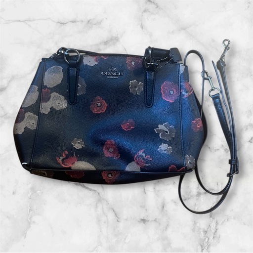 COACH 花柄バック　カバン　コーチ