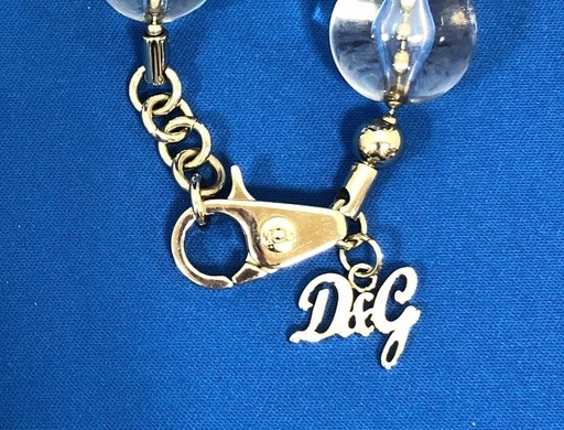 ジモティ割引有★【ジャングルジャングル岸和田店】DOLCE&GABBANA ドルチェ＆ガッバーナ クリアボール ブレスレット　南大阪 