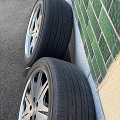 225/45R18 アルミ夏タイヤ付き4本セット の画像