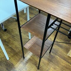 ★リユースのサカイ水戸店★  カウンターテーブル ﾌﾞﾗｳﾝ H96×D40×W120 現状販売 MT7961の画像