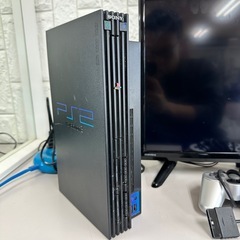 テレビ/PS2ゲーム機セットの画像