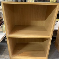 【カラーボックス】【２段】クリーニング済み【管理番号0330】五 の画像