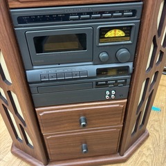 ☆ドリーム荒牧店☆ジモティー割引有☆【クリーニング済み】COLUMBIA/卓上型ステレオシステム/GP-70/2001年製/一部難ありの画像