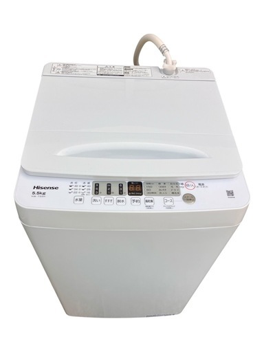 洗濯機 5.5kg Hisense　HW-T55H 2024年製