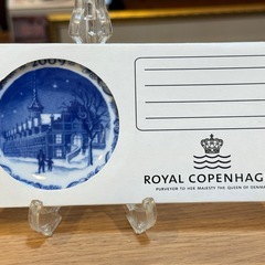 6B8046【ロイヤルコペンハーゲン】ミニイヤープレート 2009年 証券取引所の画像