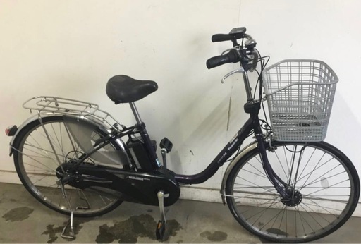 A-523△ v 岐阜発/ パナソニック/電動アシスト自転車/26インチ/3段変速/バッテリー6.6Ah/充電器なし/走行確認/現状品/ 管18s/ R8.1/27 △