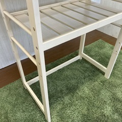 【リユース☆エコちょっぷ】天然木 キッチンラック タイル天板の画像