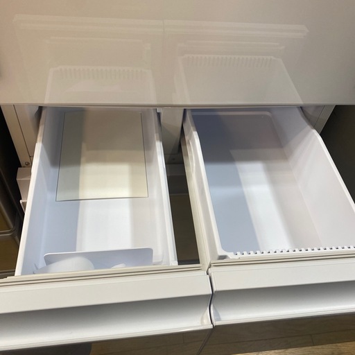 ⭐️大容量⭐️2021年製 SHARP 412L冷蔵庫 SJ-G413G-W プラズマクラスター どっちもドア  自動製氷 シャキット