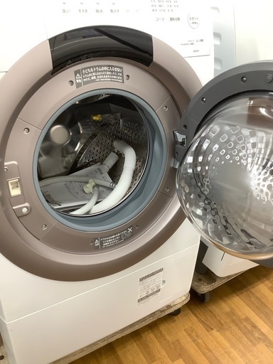 90分の無料軽トラック貸出サービス！【SHARP】ドラム式洗濯乾燥機（ES