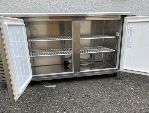 【動確済み】大和冷機 業務用 テーブル形冷凍庫 5061SS-EC 328L 1500×600×800 台下冷凍庫 コールドテーブル冷凍庫 業務用冷凍庫 大阪
