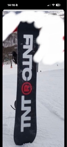FNTCTNTスノボ板&SALOMONビンディング