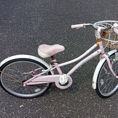配達可能　子供用　自転車 女の子 20インチ　ピンクの画像