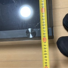 ガラスローテーブル｜ブラック×シルバーの画像