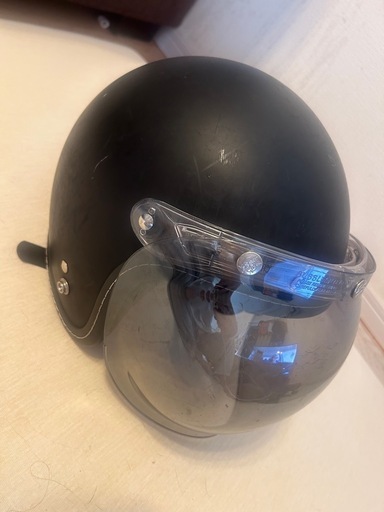 ヘルメットシールド付き